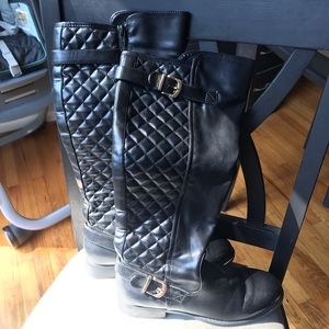 White Mountain Quilted Riding Boots